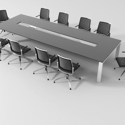 现代会议桌椅组合