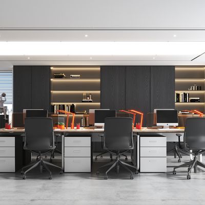 现代公共办公区