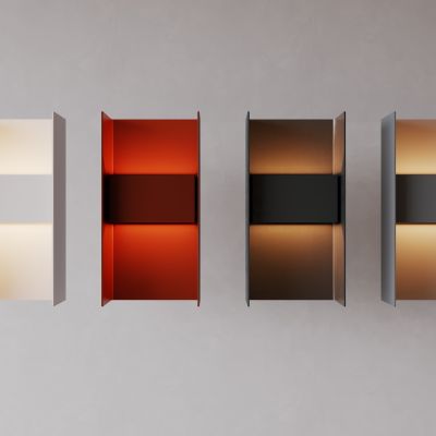 现代，侘寂，壁灯，金属，多色，组合壁灯