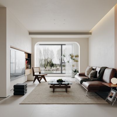 现代复古风客餐厅