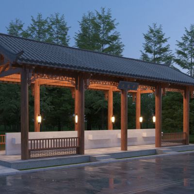 新中式洗衣房3D模型