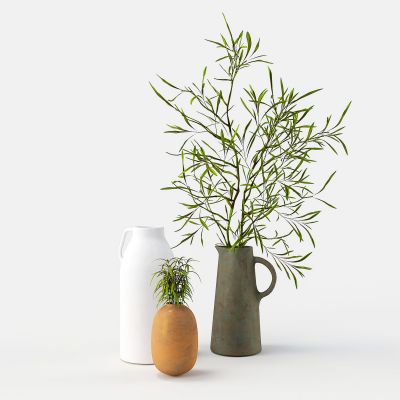 花瓶花艺干枝花