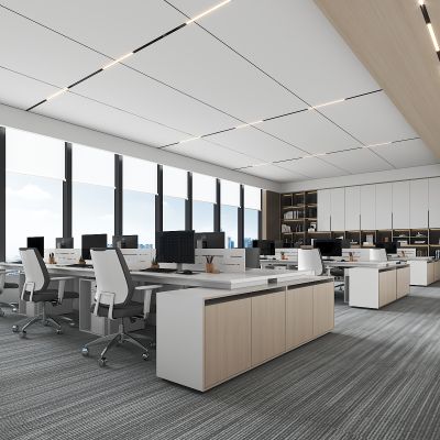 现代公共办公区