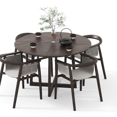 中式洽谈桌椅组合