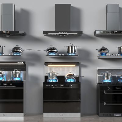 集成灶 油烟机 燃气灶 厨房家电 煤气灶 锅具