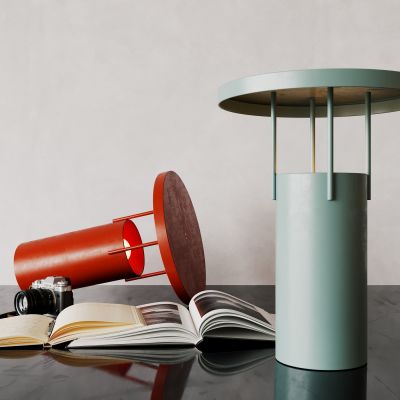 侘寂，中古，台灯，彩色，儿童台灯