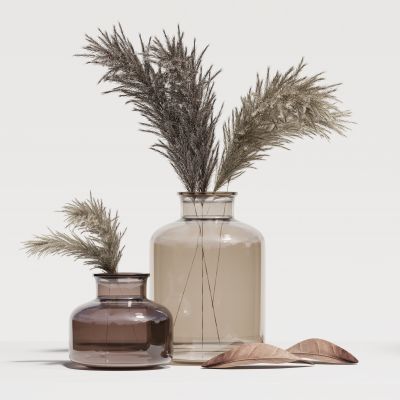 现代花瓶花艺组合 花瓶植物 花瓶花卉