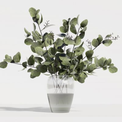 现代花瓶花艺组合 花瓶植物 花瓶花卉