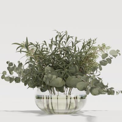 现代花瓶花艺组合 花瓶植物 花瓶花卉