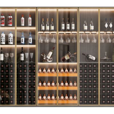 现代酒柜