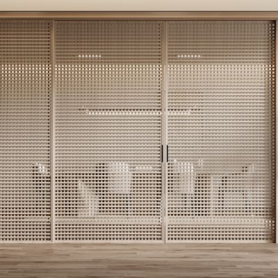 诧寂移门 格栅移门