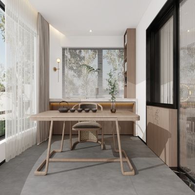 现代阳台，阳台，休闲阳台