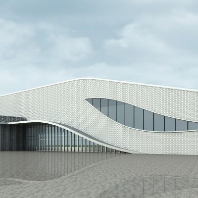 现代体育馆 游泳馆 冰球馆