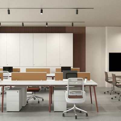 现代开放式办公区