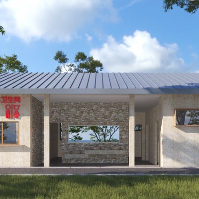 新中式公共厕所3D模型