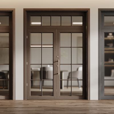 欧式双开玻璃门