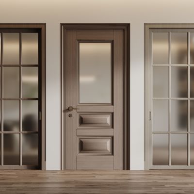 欧式双开玻璃门