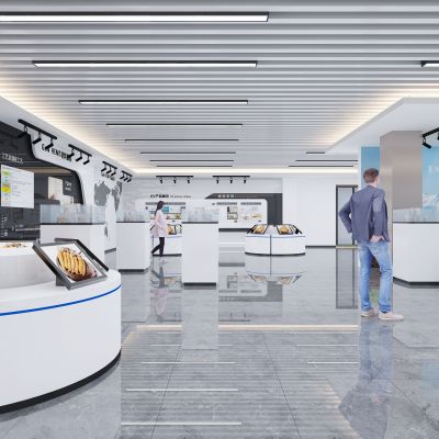 现代企业公司展厅