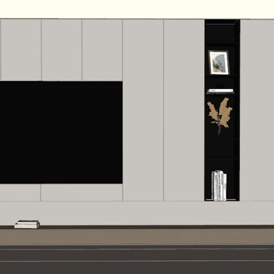 现代电视柜 摆件