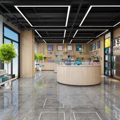 现代纺织公司大厅