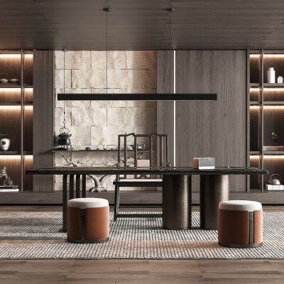 新中式茶室书房