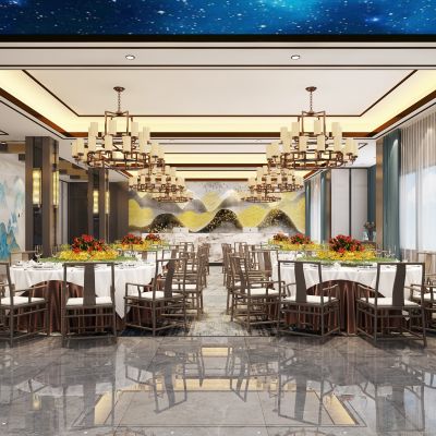 新中式酒店宴会厅
