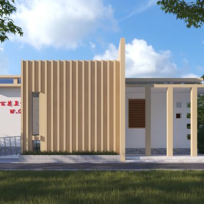 新中式公共厕所3D模型