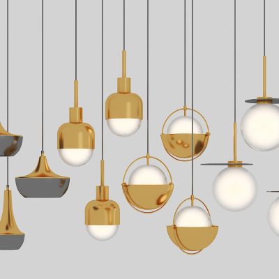 现代简约金属吊灯