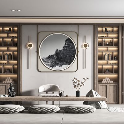 新中式茶室书房