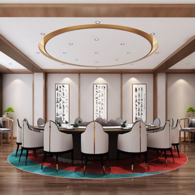 新中式餐厅包厢