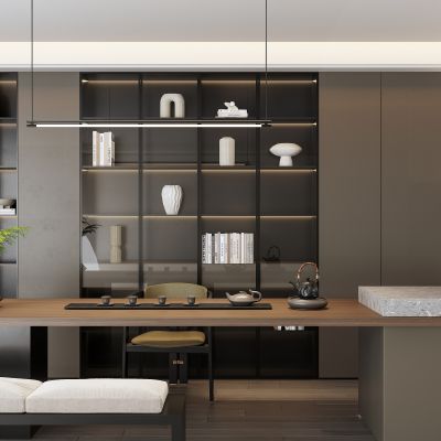 现代餐边柜 酒柜 饰品摆件