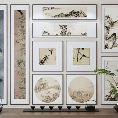 现代挂画饰品 新中式挂画