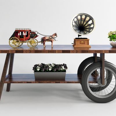 工业风桌子摆台