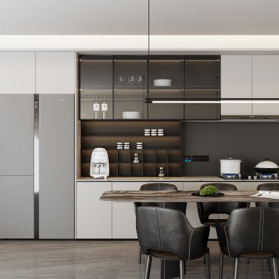 现代餐边柜 酒柜 饰品摆件