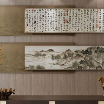 现代挂画饰品 新中式挂画