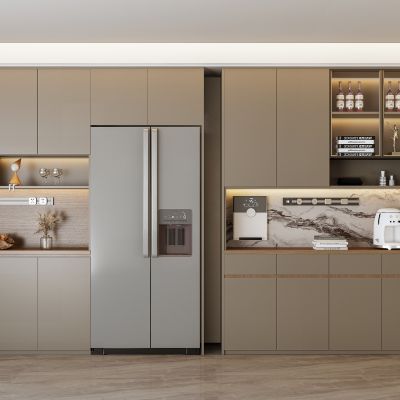 现代餐边柜 酒柜 饰品摆件