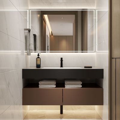 现代浴室柜洗手台