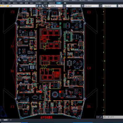 超豪华大平层总平方案图