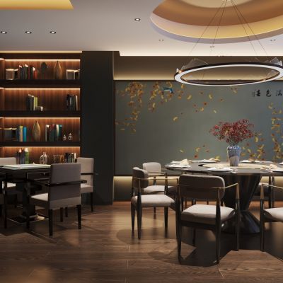 现代餐厅包厢