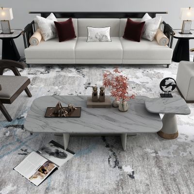 新中式沙发茶几组合