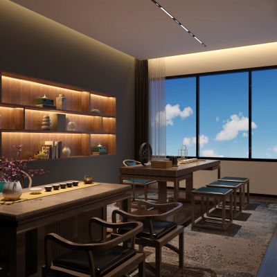 现代会客室茶室