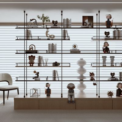 现代书架，置物架