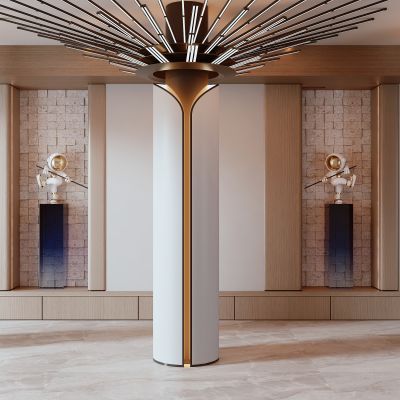 现代异型柱子
