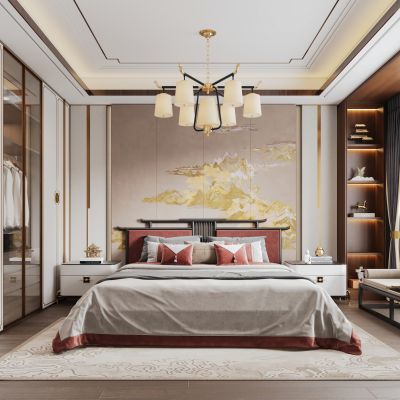 新中式卧室