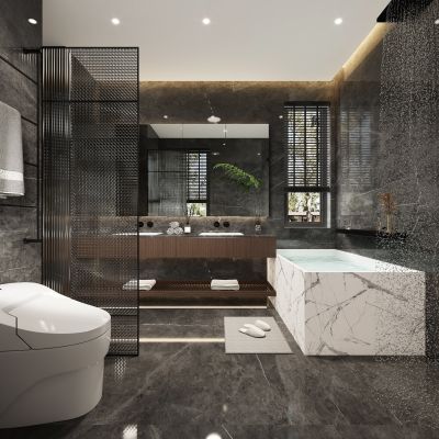 现代卫生间，卫生间