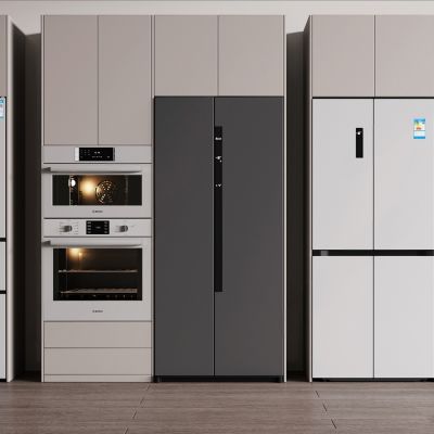 冰箱_微波炉_烤箱3D模型