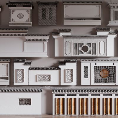 中式景墙，照壁，围墙