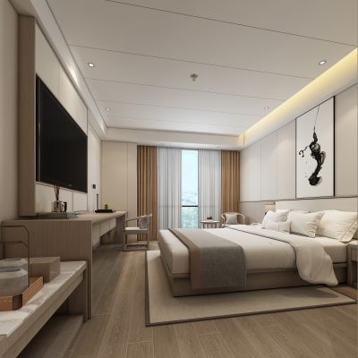 新中式酒店客房