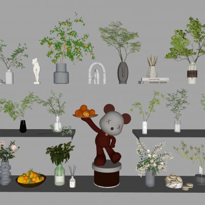 水生植物 花瓶花艺 插花 玻璃花瓶 花瓶摆件 绿植花卉 