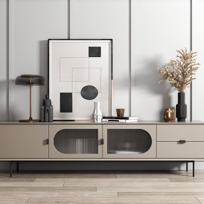 现代美式电视柜